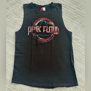 H&M DIVIDED BLACK PINK FLOYD MUSCLE TANK TOP